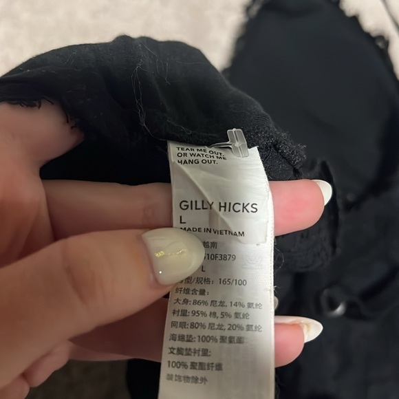 Hollister Gilly Hicks size large black padded corset bralette top - Picture 3 of 3